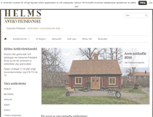 Tablet Screenshot of helmsantik.se